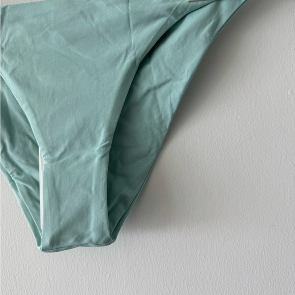 L*SPACE x Hanna Montazami Camacho Classic Bikini Bottom in Bright Teal Green - Picture 9 of 13